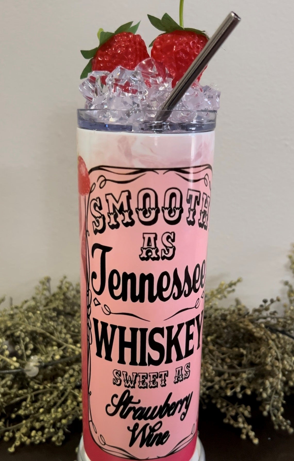 Tumbler -Ice strawberry wine